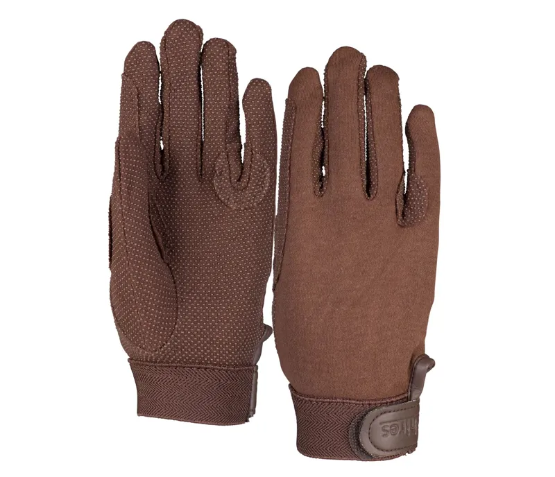 Aubrion Newbury Riding Gloves Adults in Brown